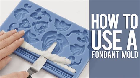 fondant letter mold|how to use fondant molds.